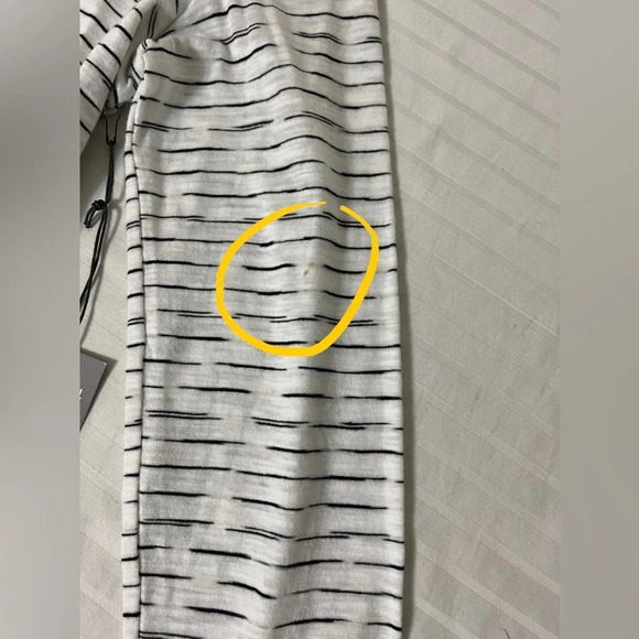 Habitat Womens Mix Striped Tunic Top White Black Size XS  NWT Q1 - Picture 13 of 14